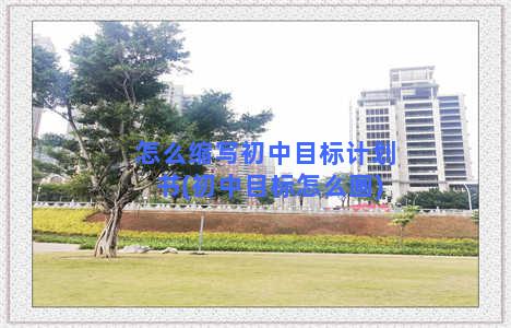 怎么缩写初中目标计划书(初中目标怎么画)