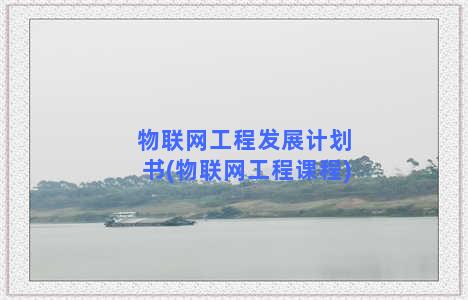 物联网工程发展计划书(物联网工程课程)